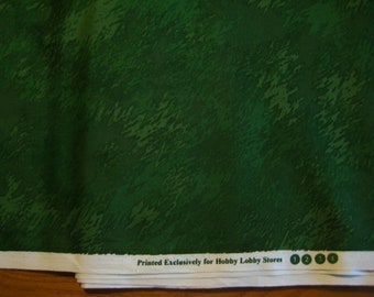 3 uncut yards in green shade tonal tone tone quilter Fabric cotton