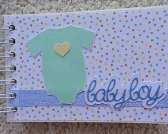 4x6 Baby Boy Mini Chipboard Scrapbook