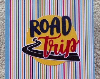 6 x 6 Road Trip Vacation Scrapbook Album
