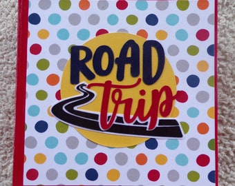 6 x 6 Road Trip Vacation Scrapbook Album