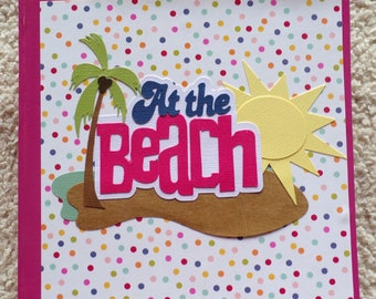 6 x 6 Beach Vacation Scrapbook Album