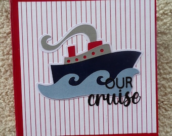 6 x 6  Cruise Scrapbook in Red Binder