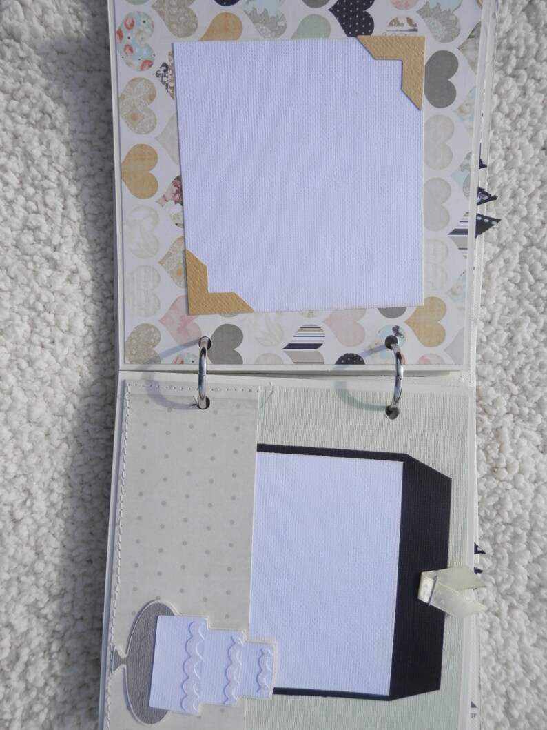 6x6 Chipboard Wedding Chipboard Scrapbook Album