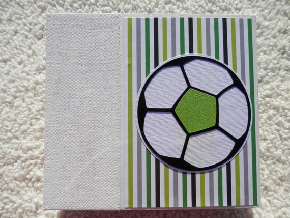 6x6 Soccer Scrapbook Album | Etsy