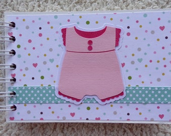 4x6 Baby Girl Mini Chipboard Scrapbook