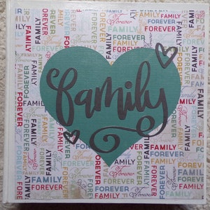 6x6 Family Scrapbook Photo Album