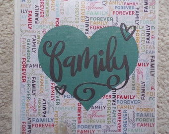 6x6 Family Scrapbook Photo Album