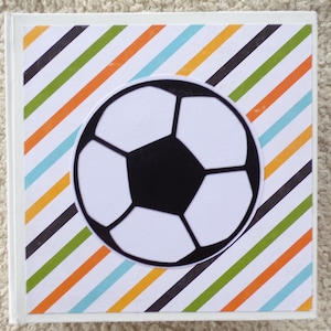 6x6 Soccer Scrapbook Album