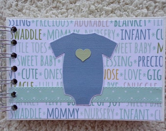 4x6 Baby Boy Mini Chipboard Scrapbook