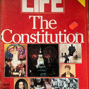 Magazine-vintage LIFE Magazine Fall 1987 Special Issue the Constitution.Vintage library magazine.