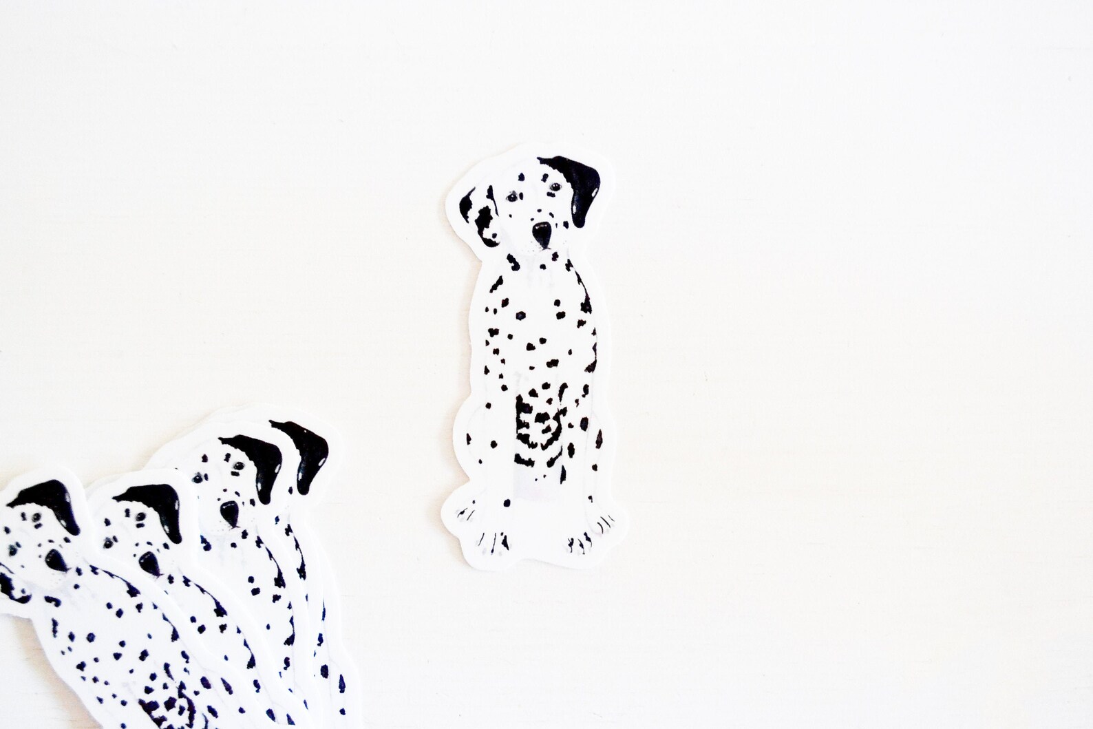 Dalmatian Sticker Die Cut 3x1.33 Handmade Vinyl Etsy