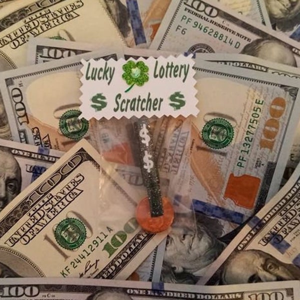Lottery Ticket Scratcher Tool Etsy