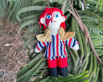 David Bowie Ziggy Stardust, Aladdin Sane, doll, plushie