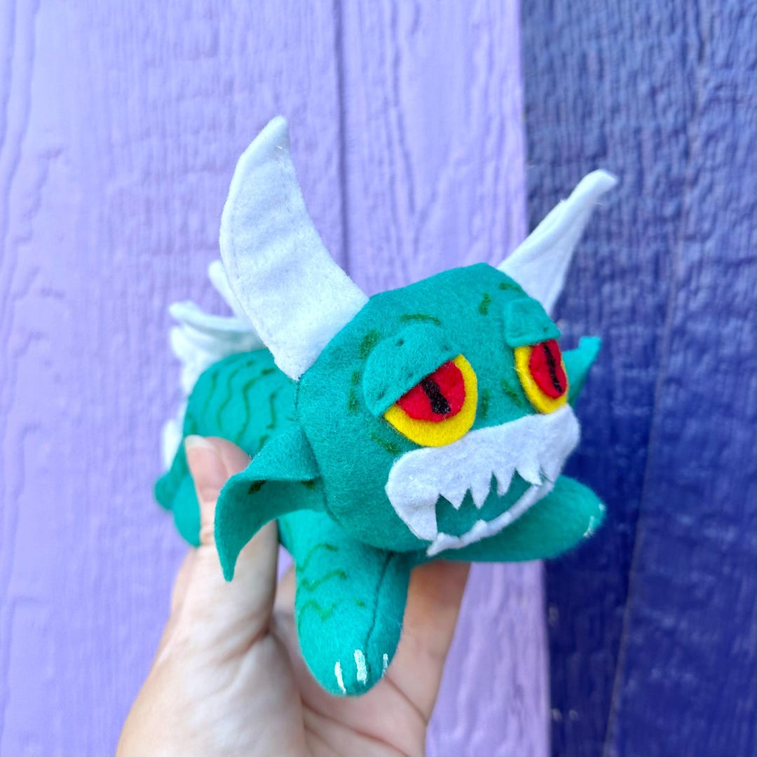 Hodag Cryptid Plushie, Wisconsin Cryptid, Dark Forklore Toy - Etsy