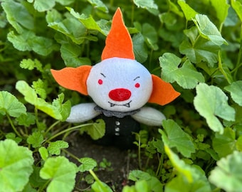 Clown doll, creepy clown, mini monster