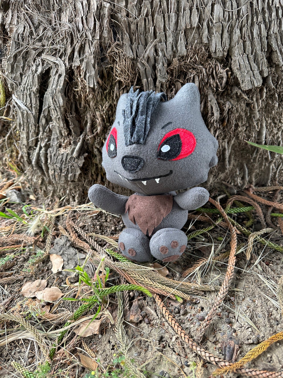 Louisiana Rougarou Loup Garou, Cryptid Plush, Wererwolf Large Stuffed