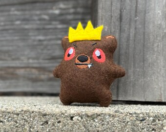 Bear King of Marble Falls, Pocket Cryptid, Texas cryptid, keychain option