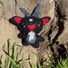Baphomet plush, baby Baphomet, Baphomet Chibi, Satanic Goat doll