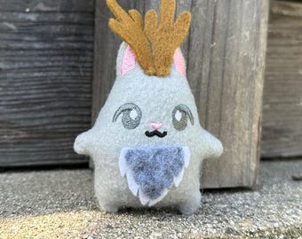 Jackalope, Wyoming cryptid plush - pocket cryptid, mini monster