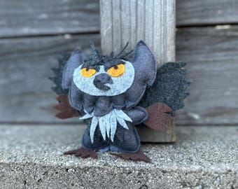 Owlman cryptid, Cryptid doll,  England urban legend creature