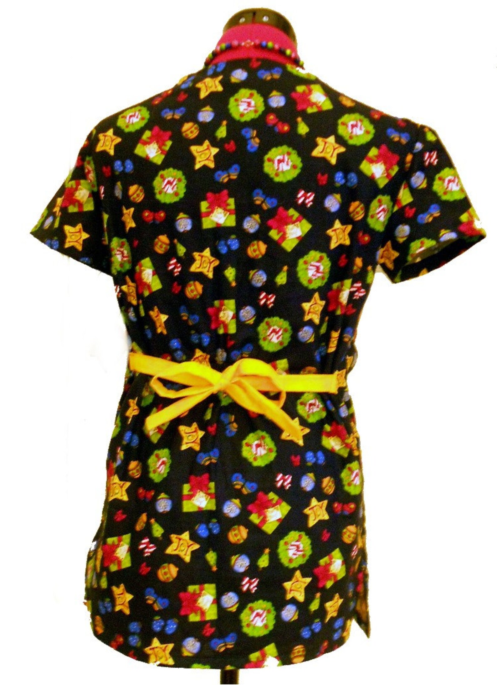 New Handmade Custom Christmas holiday uniform Nurse Vet scrub Etsy