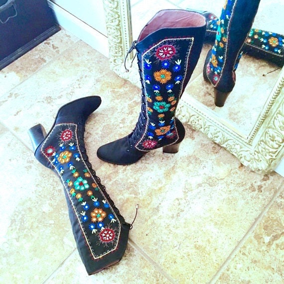 Penny Lane Boots! Vintage 1960s Jerry Edouard Blac