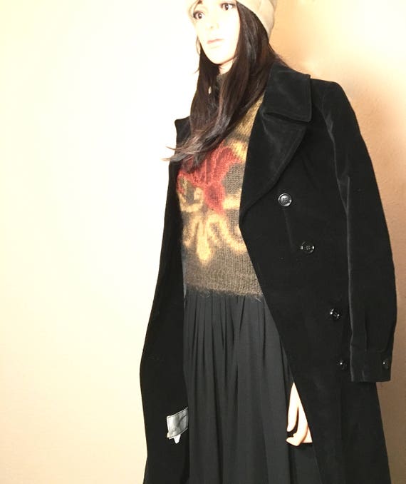 long black evening coat
