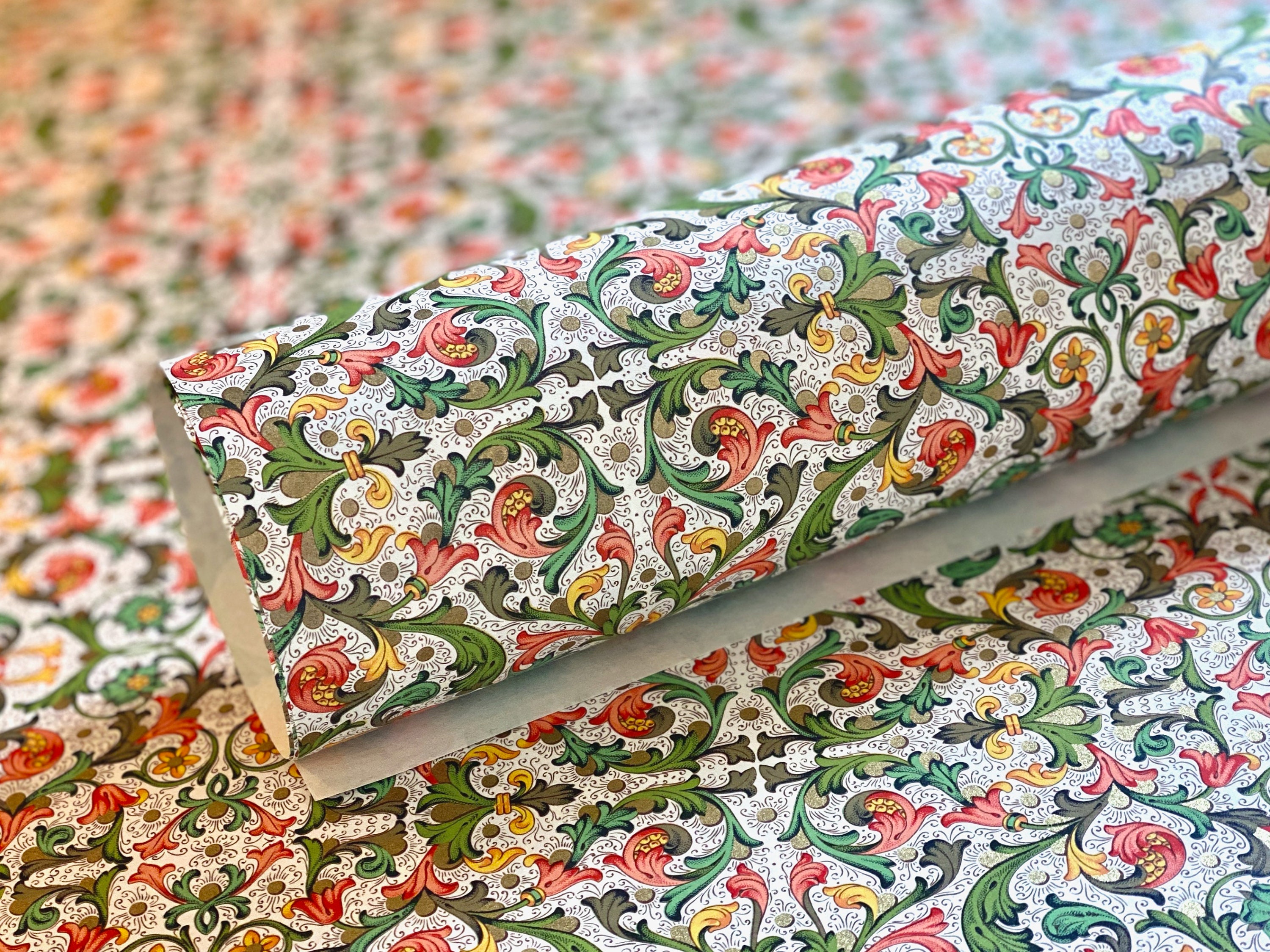 Florentine Decorative Wrapping Paper Journal or Book Cover Etsy