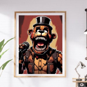 I am real” FNAF UCN Nightmare Fredbear Art Board Print for Sale by  terrieberrytont