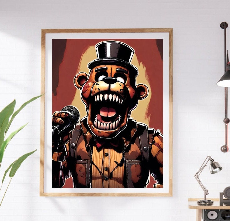 Nightmare Fredbear (Five Nights at Freddy's) Art Print for Sale by  TheMaskedHunter