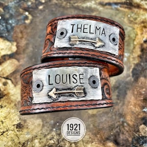 Thelma and Louise BFF bracelet set - hand made
