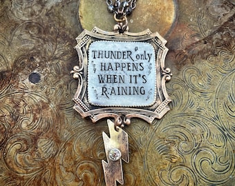 Thunder Only Happens When It's Raining PNG - Etsy