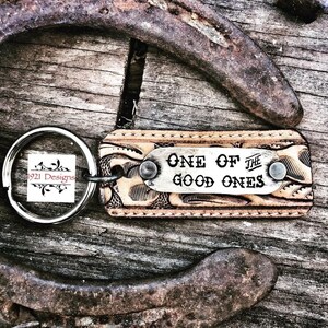 One of the good ones - hand made keychain- leather belt