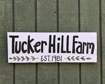 Personalized Homestead Sign Custom Family Farm Name Est. Date Sign Rustic