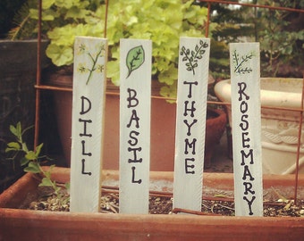 Herb Garden Markers, Garden Stakes