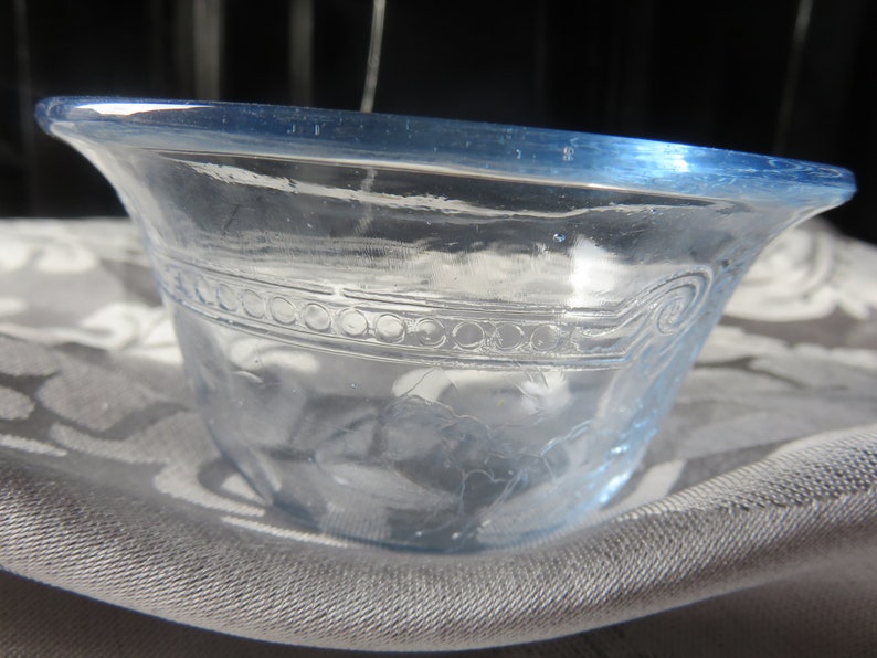 REDUCED 30/% for Clearance Vintage Philbe Sapphire Blue Individual Baker Ovenware by Fire King Oven Glass by Anchor Hocking