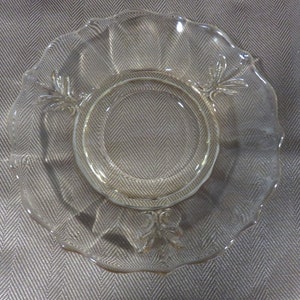 Vintage &quot;Baroque Topaz&quot; Saucer by Fostoria