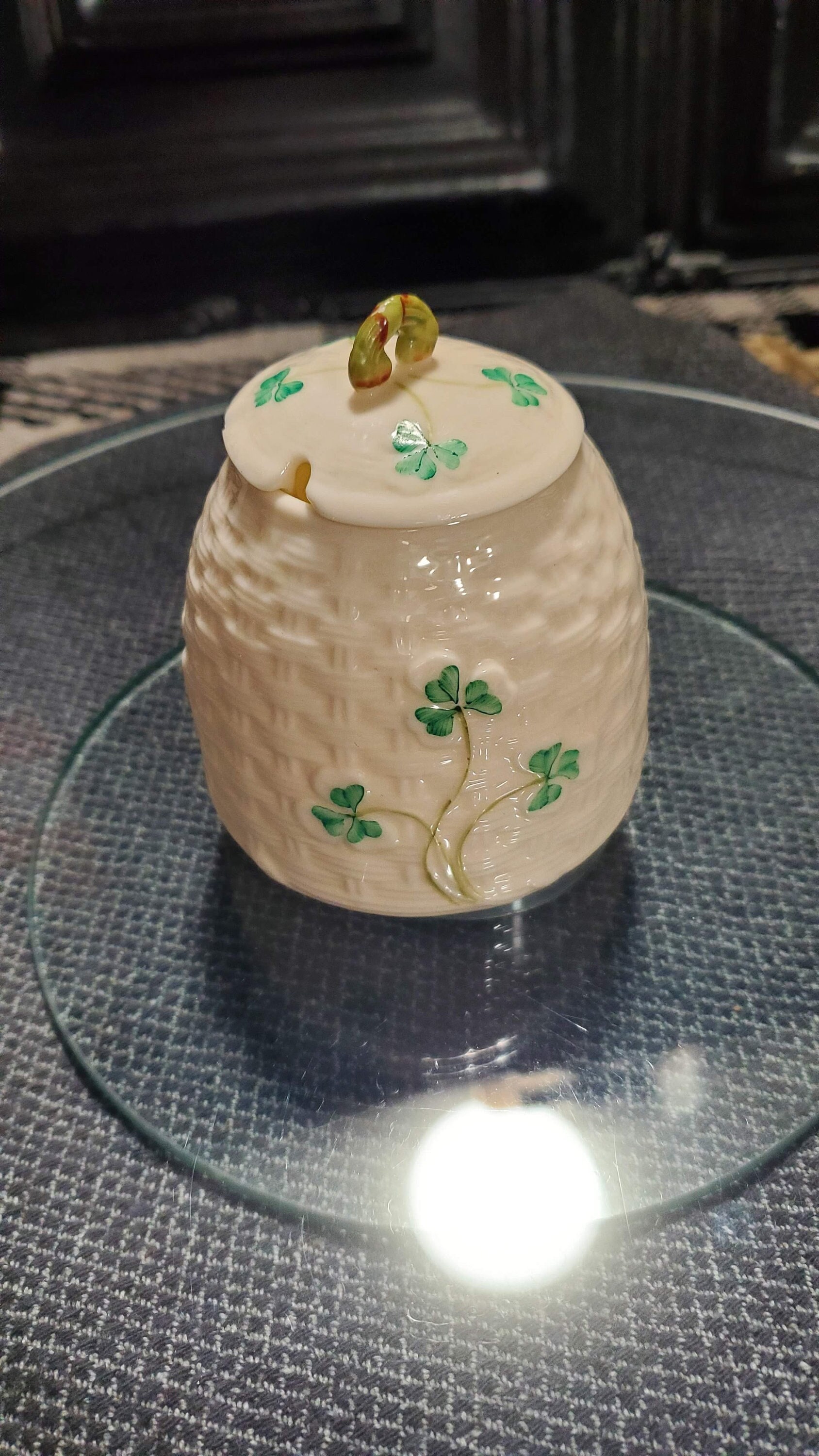 Vintage Belleek 1986 Christmas Plate, 