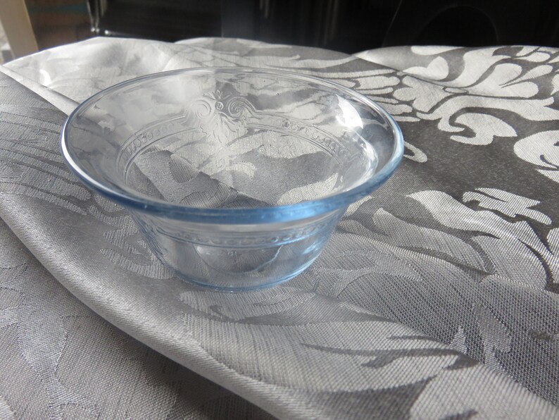 REDUCED 30/% for Clearance Vintage Philbe Sapphire Blue Individual Baker Ovenware by Fire King Oven Glass by Anchor Hocking