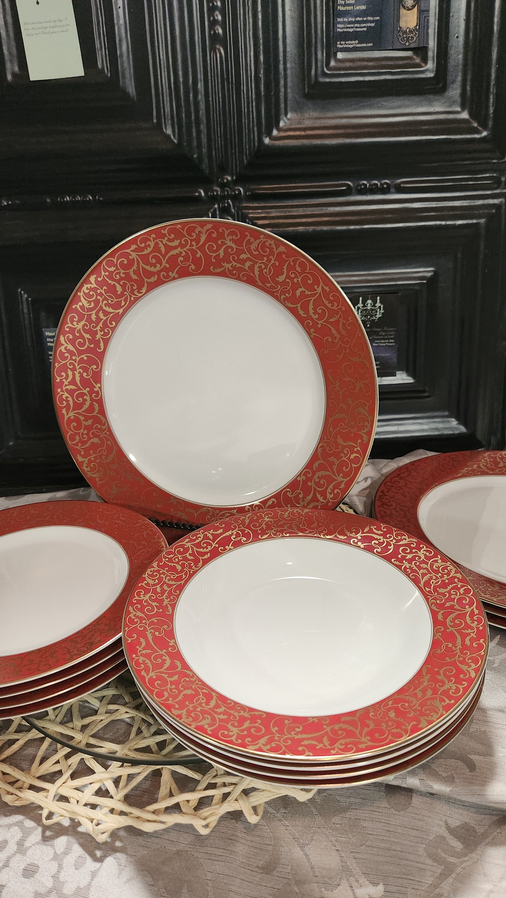 Mikasa Red Dinnerware Sets Mikasa Parchment Fine China Dinnerware