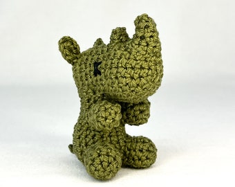 Small Crocheted Rhino