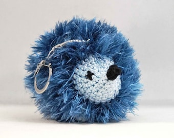 Kleiner gehäkelter Igel Schlüsselanhänger/Taschenanhänger/Schlüsselanhänger