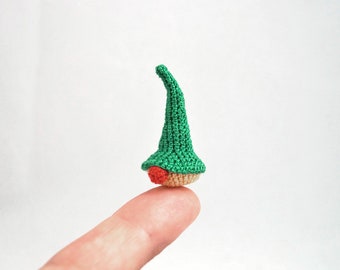 Nano Crocheted Gnomie - Scandinavian style Christmas gnome