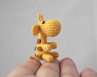 Micro crocheted giraffe