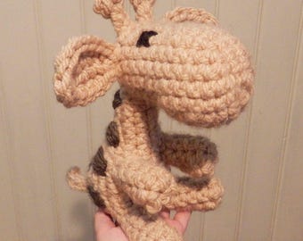 Huge Crocheted Giraffe