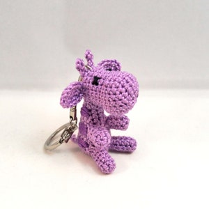 Mini Crocheted Giraffe Keychain/Bag Charm/Keyring