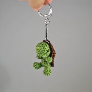 Gehäkelte Mini Schildkröte/Schlüsselanhänger/Taschenanhänger/Schlüsselanhänger