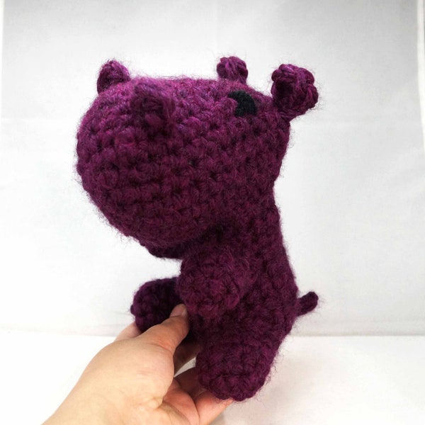 Huge Crocheted Hippo