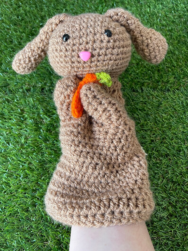 Crochet Pattern Bunny Rabbit Animal Hand Puppet PDF PATTERN Etsy