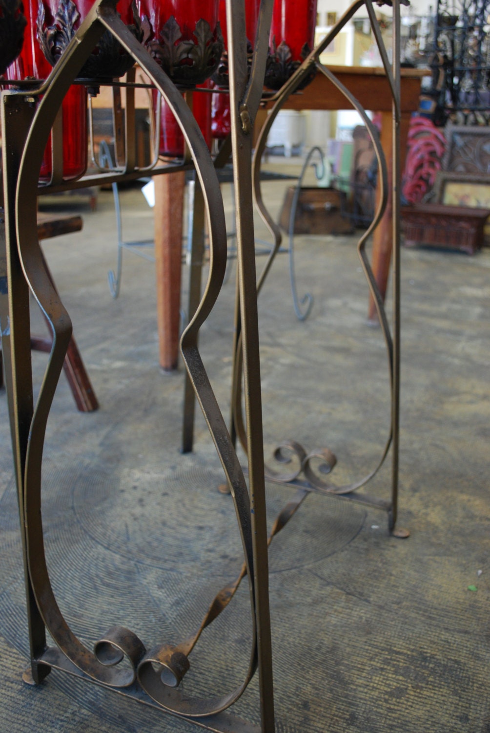 Vintage Votive Candle Stand Floor Religious Church Alter Etsy UK